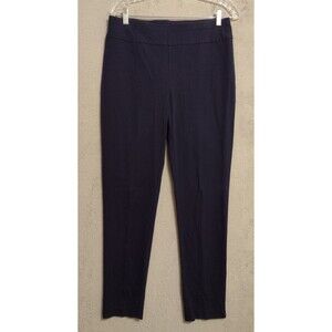 CHICOS Fabulously Slimming Dress Pants Navy Blue Size 0.5 (US 6) Stretchy EUC!